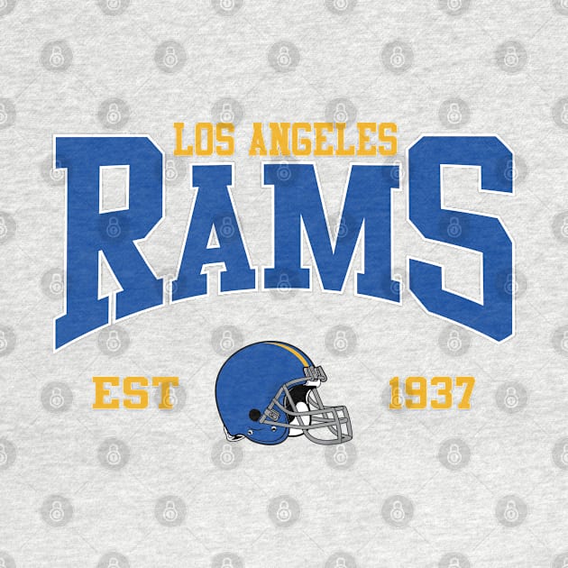 Retro Rams Football by genzzz72